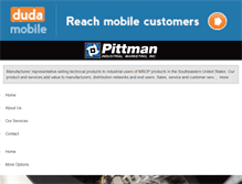 Tablet Screenshot of pittmanindustrial.com